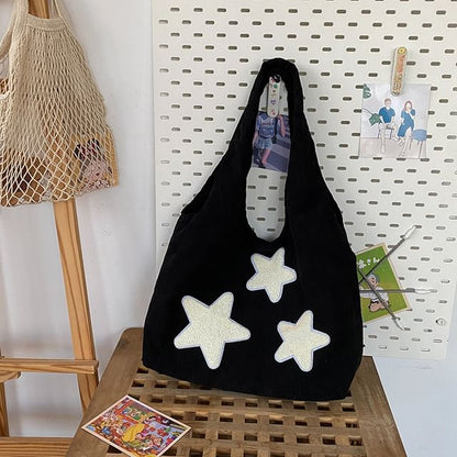 Star Applique Tote Bag SpreePicky