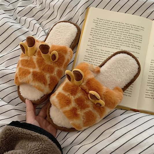 Giraffe Home Slippers SpreePicky