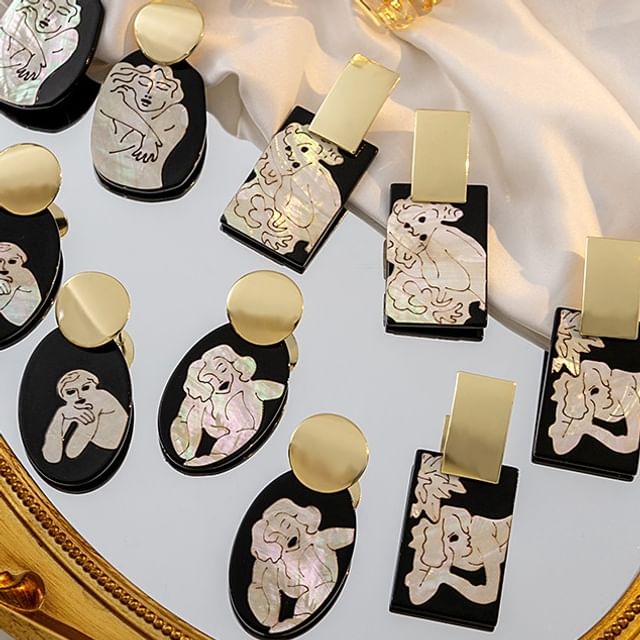 Cartoon Acrylic Drop Earring SpreePicky