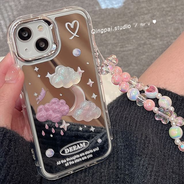 Cloud Mirrored Phone Case - iPhone 15 Pro Max / 15 Pro / 15 Plus / 15 / 14 Pro Max / 14 Pro / 14 Plus / 14 SpreePicky