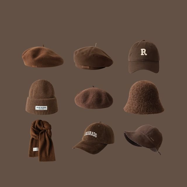 Beret / Baseball Cap / Bucket Hat / Applique Beanie SpreePicky