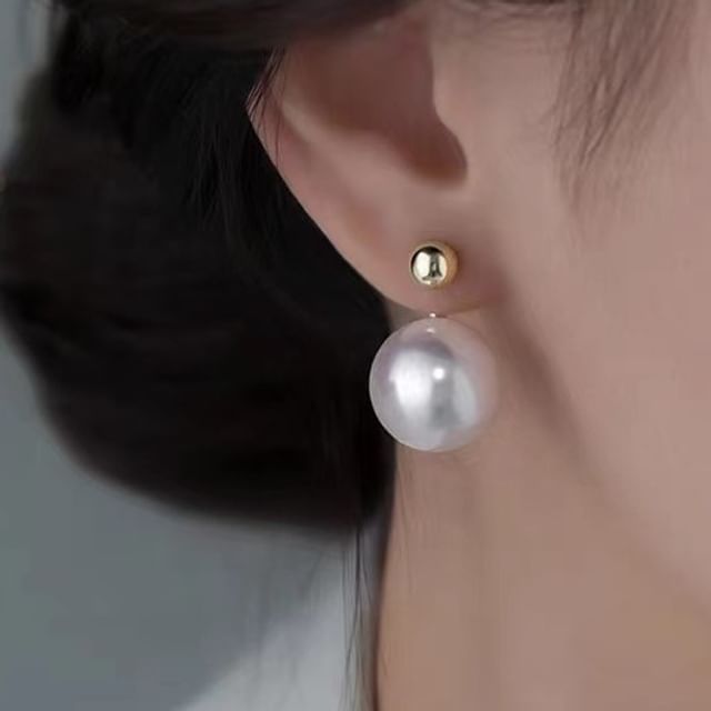 Faux Pearl Ear Jacket SpreePicky