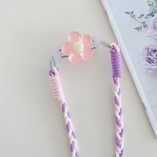 Floral Clip On Phone Lanyard SpreePicky