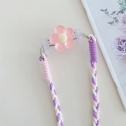 Floral Clip On Phone Lanyard SpreePicky