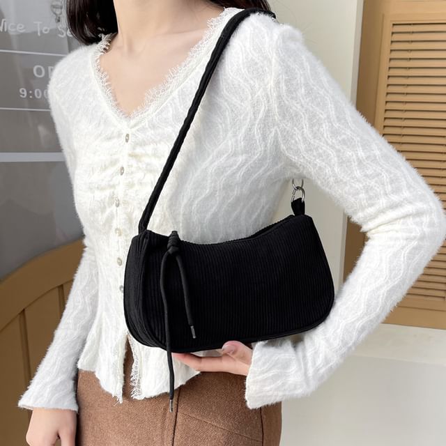 Chain Strap Corduroy Shoulder Bag SpreePicky