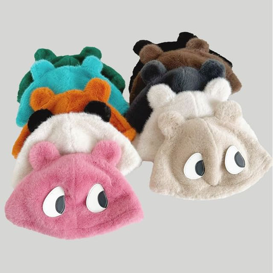 Fleece Cartoon Bucket Hat SpreePicky