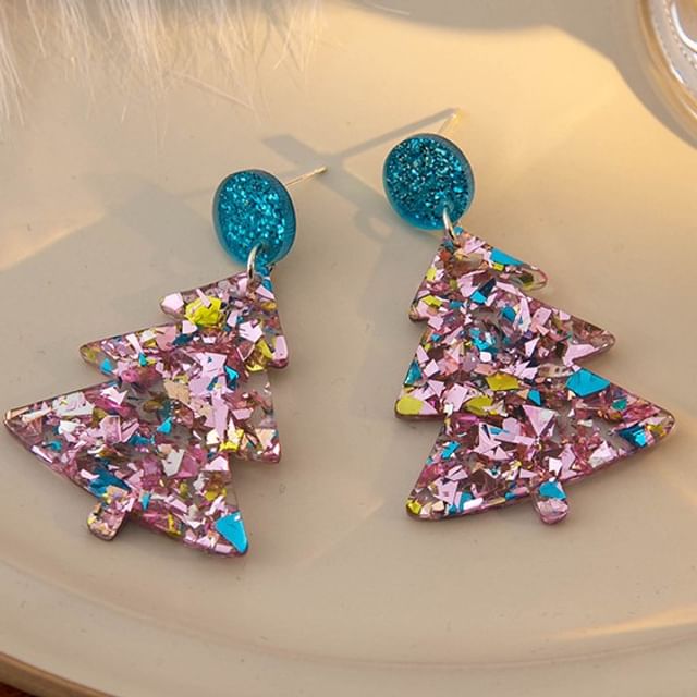 Christmas Star Drop Earring SpreePicky