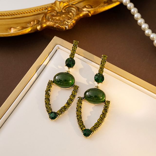 Gemstone Ear Stud / Drop Earring SpreePicky