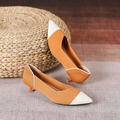 Almond Toe Kitten Heel Pumps SpreePicky