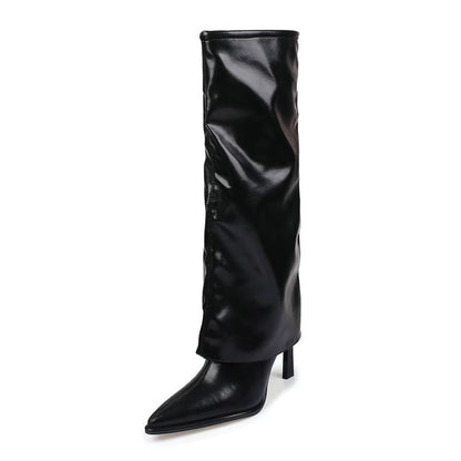 Pointed Stiletto Tall Boots SpreePicky