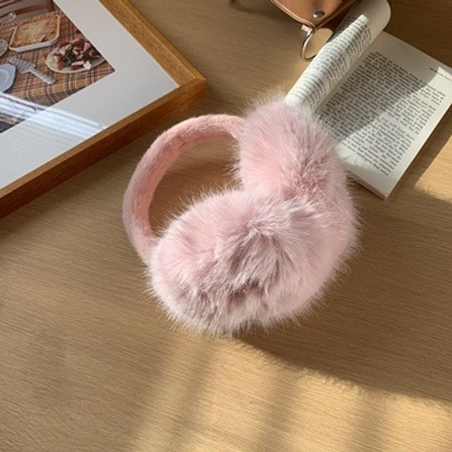 Plain Fluffy Earmuffs SpreePicky