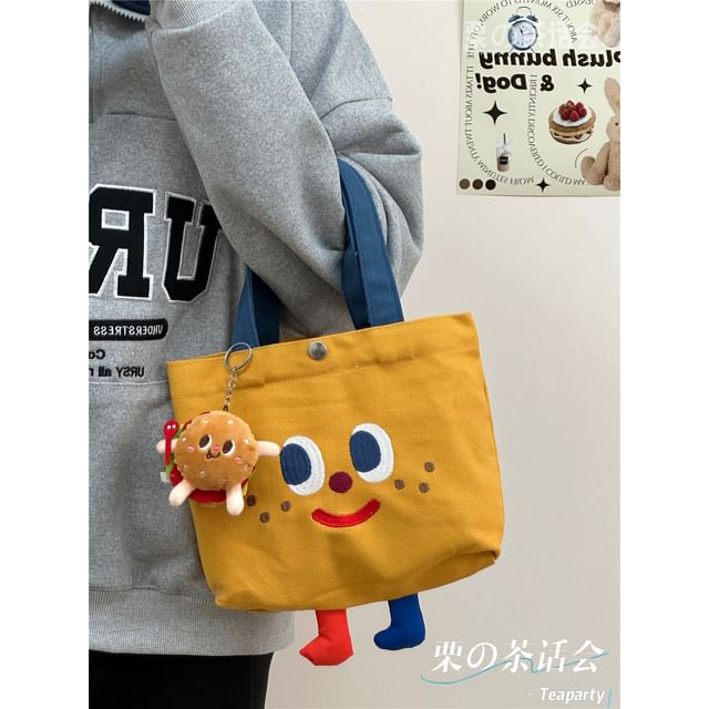 Cartoon Embroidered Lunch Bag / Charm / Set SpreePicky