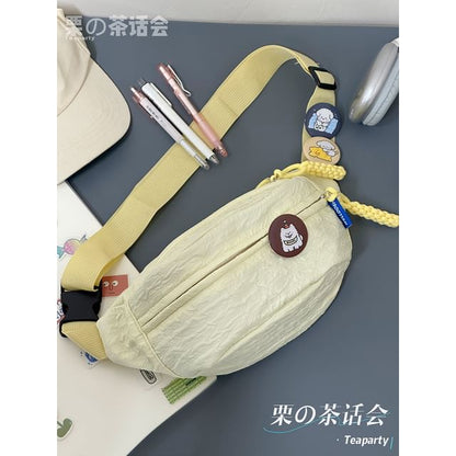 Plain Shirred Sling Bag / Charm / Set SpreePicky