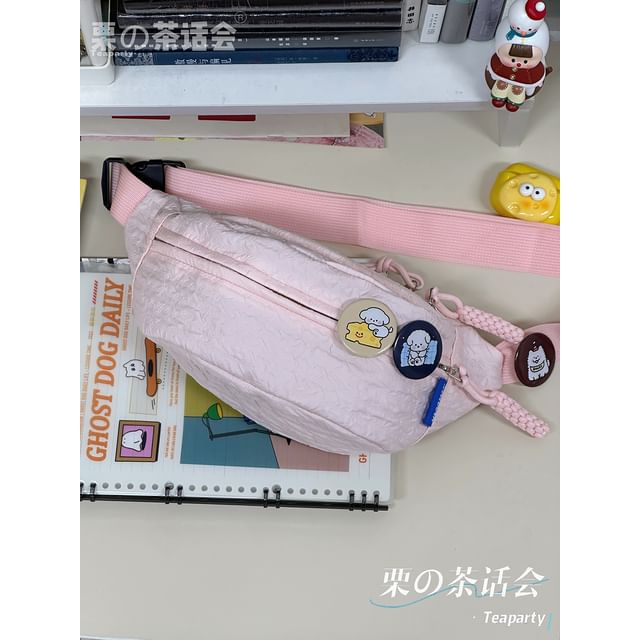 Plain Shirred Sling Bag / Charm / Set SpreePicky