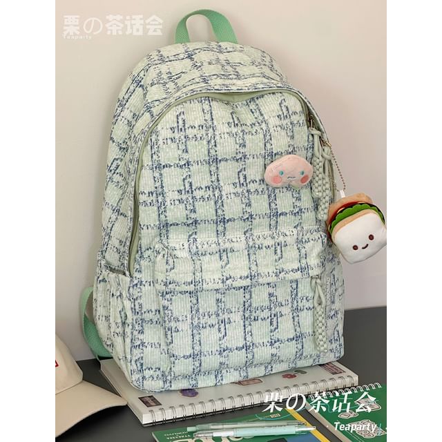 Plaid Backpack / Charm / Set SpreePicky