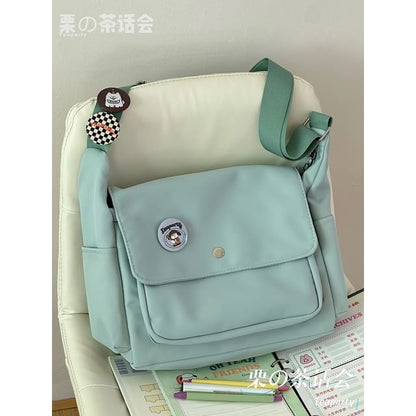 Plain Flap Crossbody Bag / Charm / Set SpreePicky