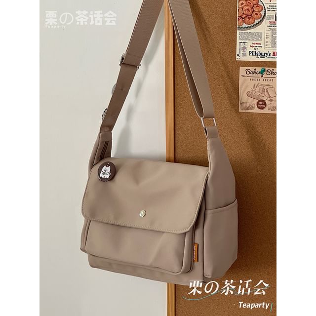 Plain Flap Crossbody Bag / Charm / Set SpreePicky