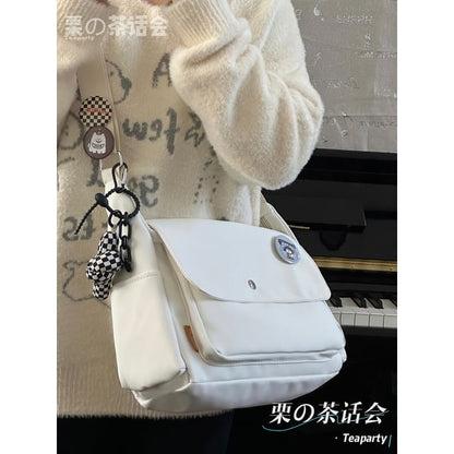 Plain Flap Crossbody Bag / Charm / Set SpreePicky