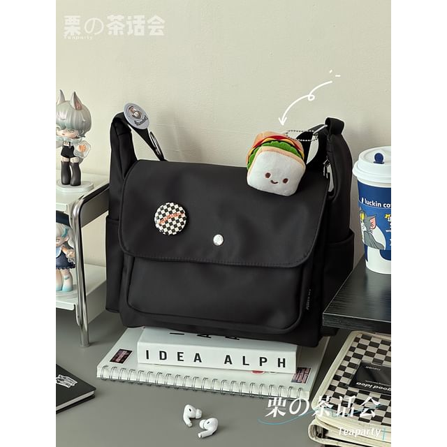 Plain Flap Crossbody Bag / Charm / Set SpreePicky