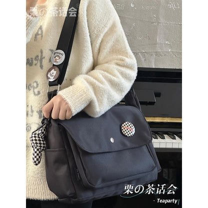 Plain Flap Crossbody Bag / Charm / Set SpreePicky