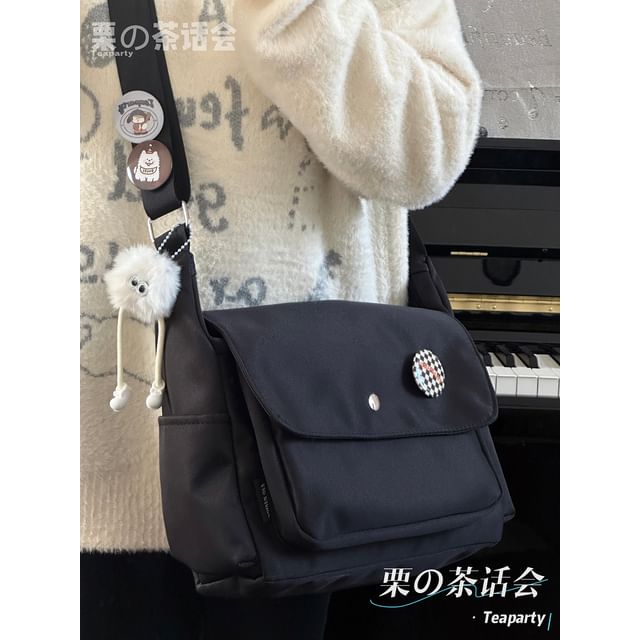 Plain Flap Crossbody Bag / Charm / Set SpreePicky