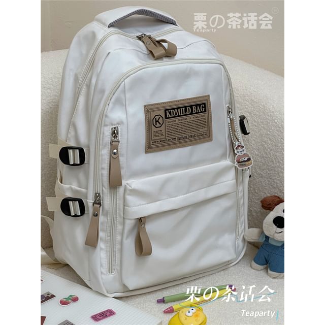 Lettering Label Applique Laptop Backpack / Charm / Set SpreePicky