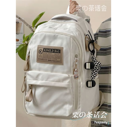 Lettering Label Applique Laptop Backpack / Charm / Set SpreePicky