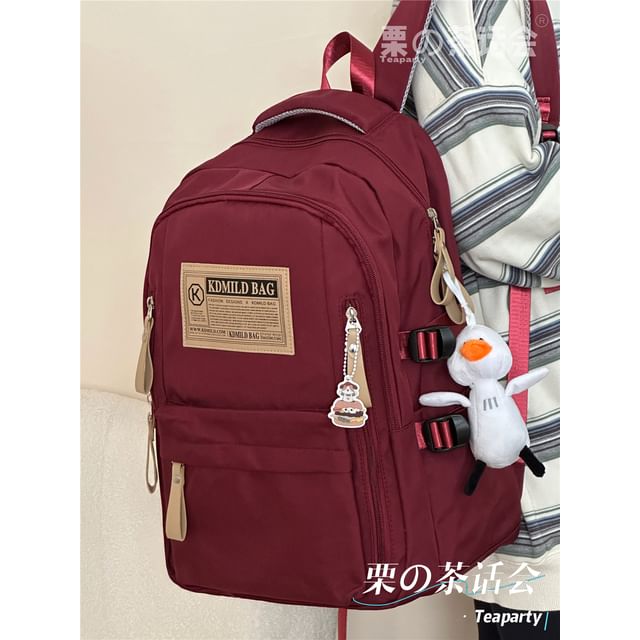 Lettering Label Applique Laptop Backpack / Charm / Set SpreePicky