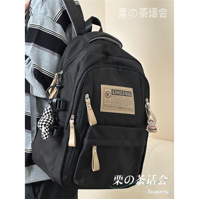 Lettering Label Applique Laptop Backpack / Charm / Set SpreePicky