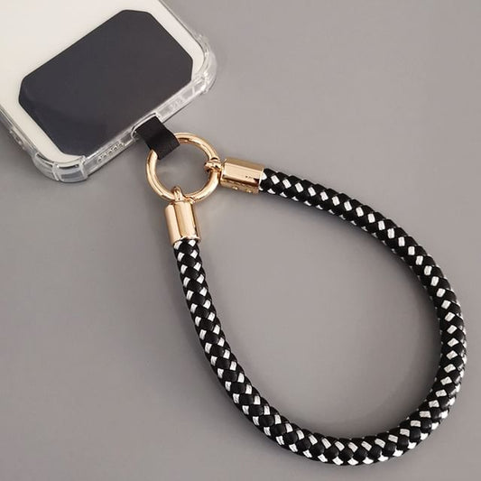 Woven Cord Phone Strap with Lanyard Pad SpreePicky