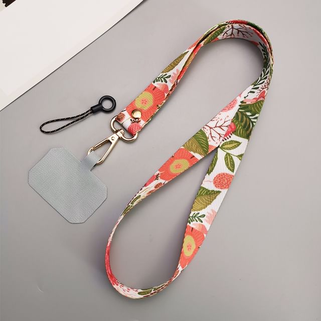 Print Canvas Phone Lanyard with Lanyard Pad SpreePicky