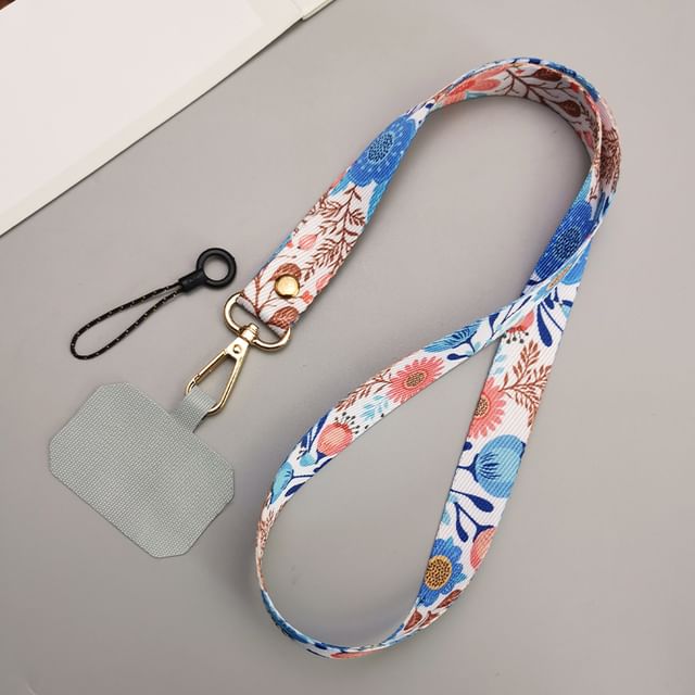 Print Canvas Phone Lanyard with Lanyard Pad SpreePicky