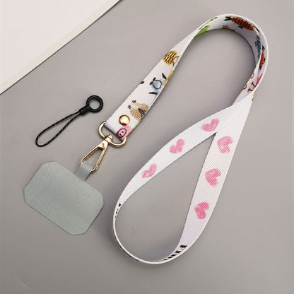 Print Canvas Phone Lanyard with Lanyard Pad SpreePicky