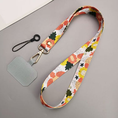 Print Canvas Phone Lanyard with Lanyard Pad SpreePicky