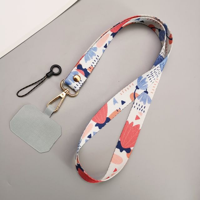 Print Canvas Phone Lanyard with Lanyard Pad SpreePicky