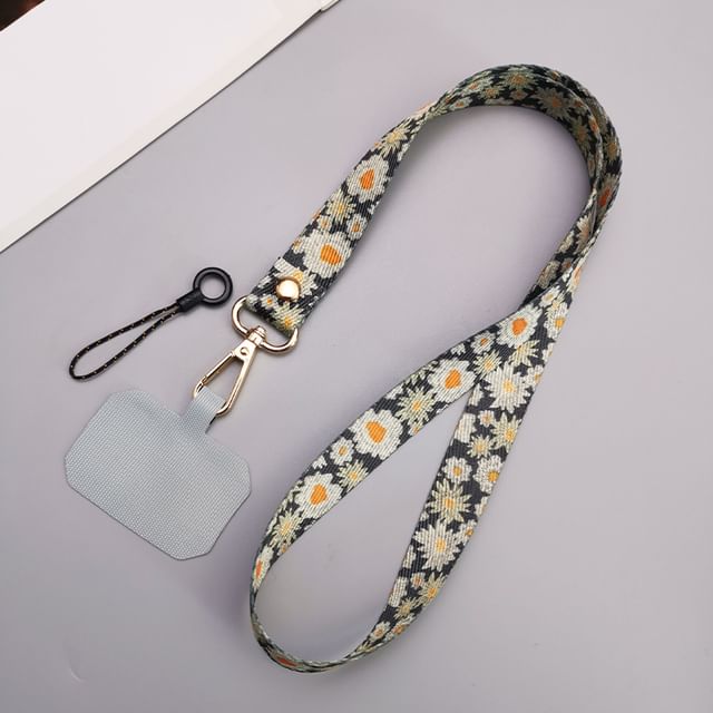 Print Canvas Phone Lanyard with Lanyard Pad SpreePicky