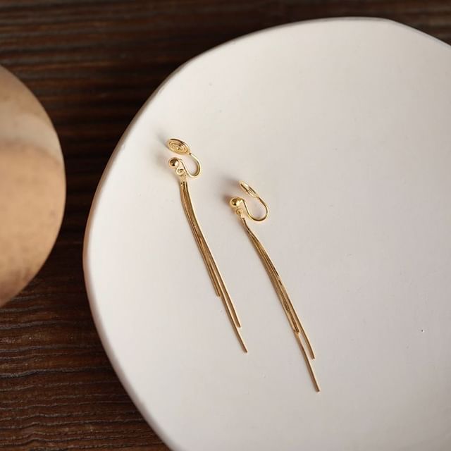 Threader Earring / Clip On Earring mySite