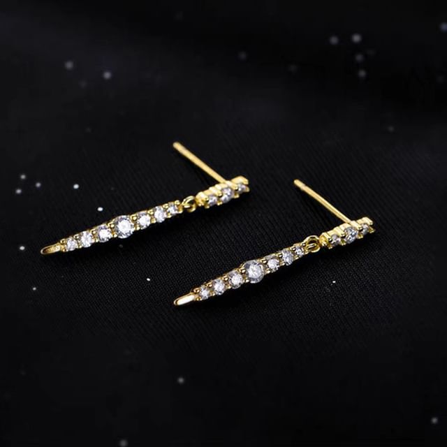 Rhinestone Threader Earring SpreePicky