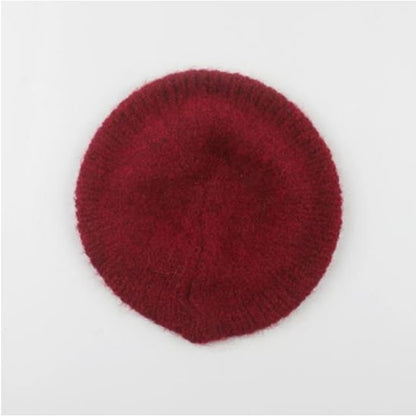 Knit Plain Beret SpreePicky