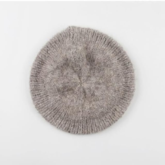 Knit Plain Beret SpreePicky