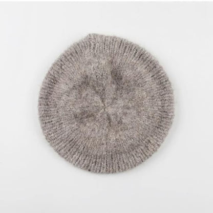 Knit Plain Beret SpreePicky