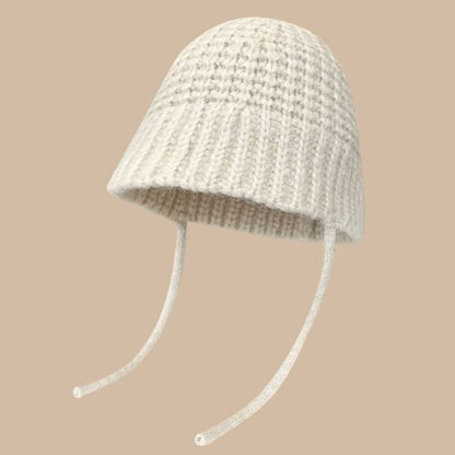 Plain Knit Bucket Hat SpreePicky