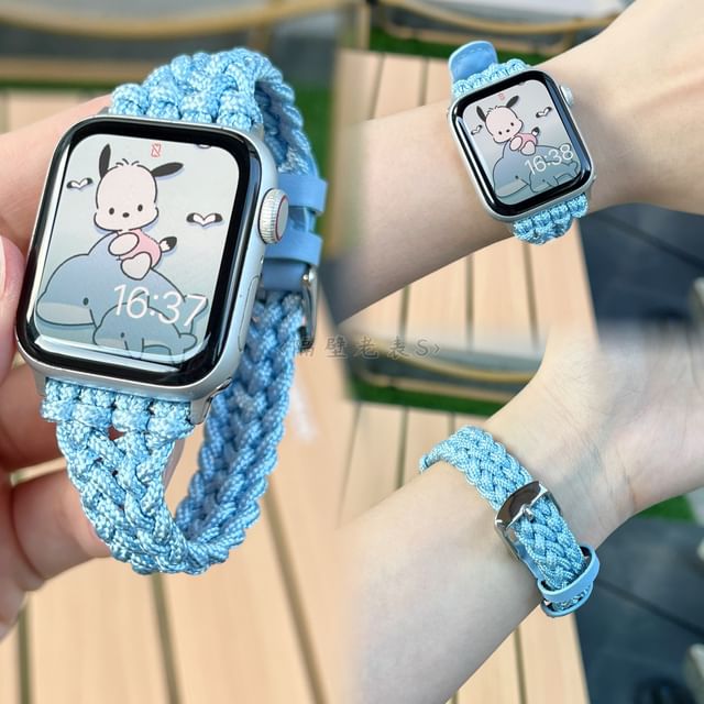 Braided Cord Apple Watch Band SpreePicky