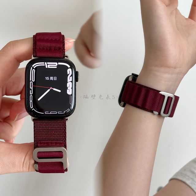 Plain Nylon Apple Watch Band SpreePicky