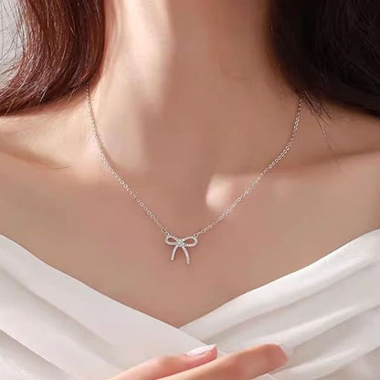 Ribbon Alloy Necklace SpreePicky