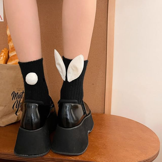 Asymmetrical Rabbit Ear Socks SpreePicky