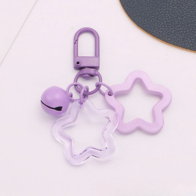 Star Bell Bag Charm Keyring SpreePicky