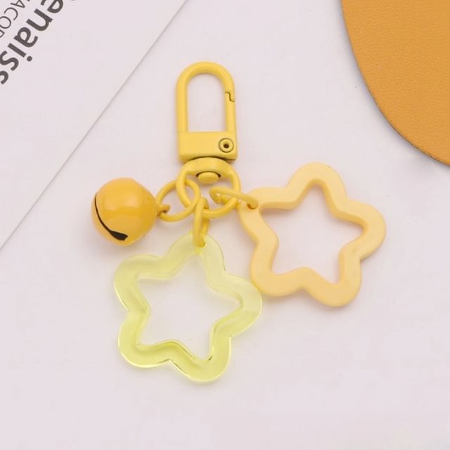 Star Bell Bag Charm Keyring SpreePicky