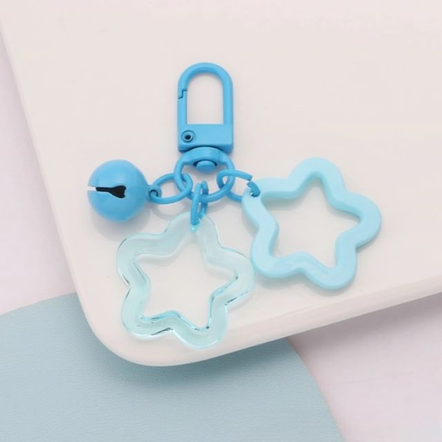 Star Bell Bag Charm Keyring SpreePicky