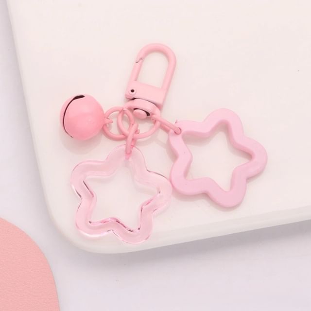 Star Bell Bag Charm Keyring SpreePicky